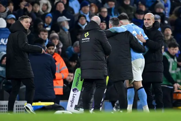 Manchester City suffer a cruel blow as a key defender will be out for a prolonged period