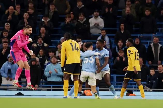 One moment late in yesterday's match against Wolves typifies the spirit in this Manchester City team