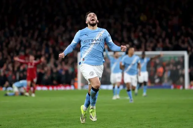 Today's win at Anfield feels like a massive moment for this Manchester City team