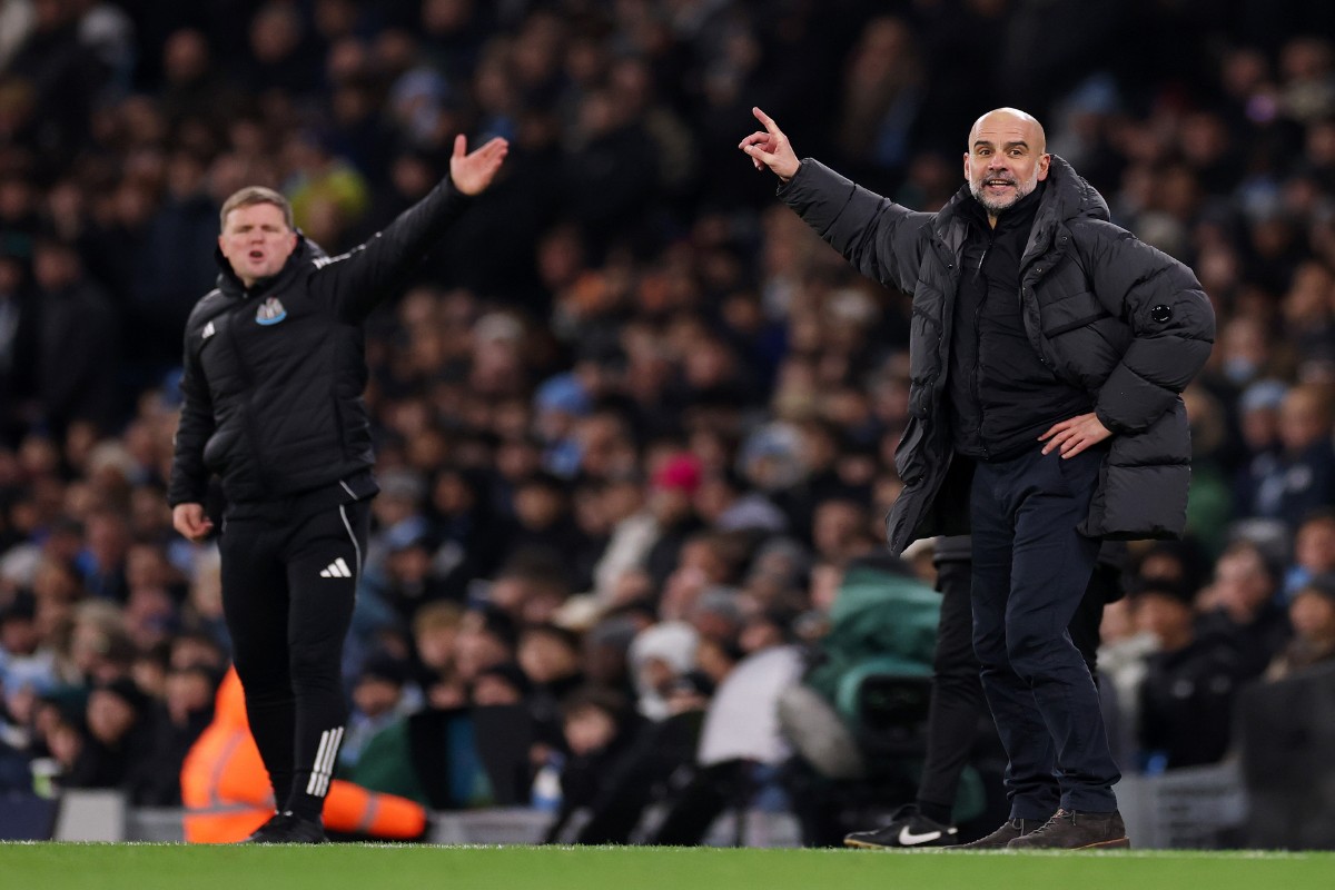 Manchester City and Newcastle have confirmed their starting lineups ahead of tonight's huge match