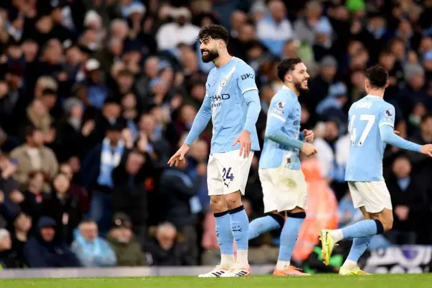 A Manchester City defender is making steady progress in his return from injury
