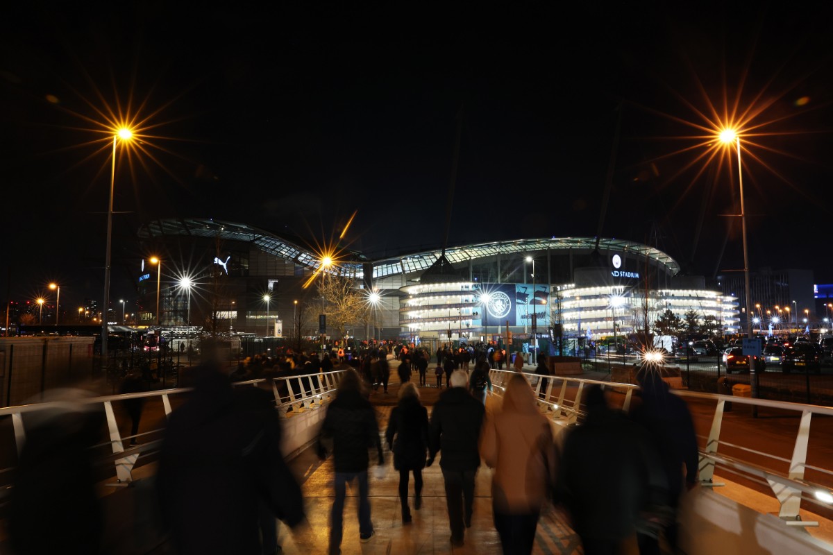 Manchester City and Crystal Palace have confirmed their starting lineups ahead of tonight's match