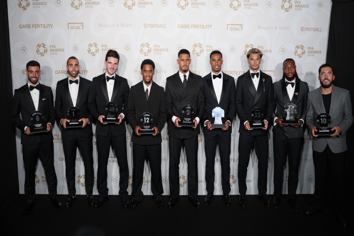 The strength of the Manchester City squad stood out at the PFA Awards